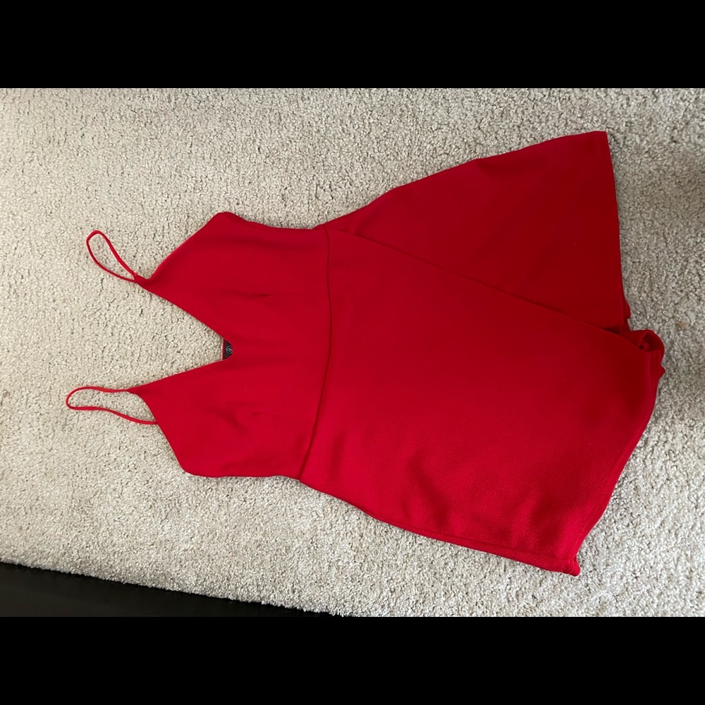 Revolve, Red Romper, Size Small